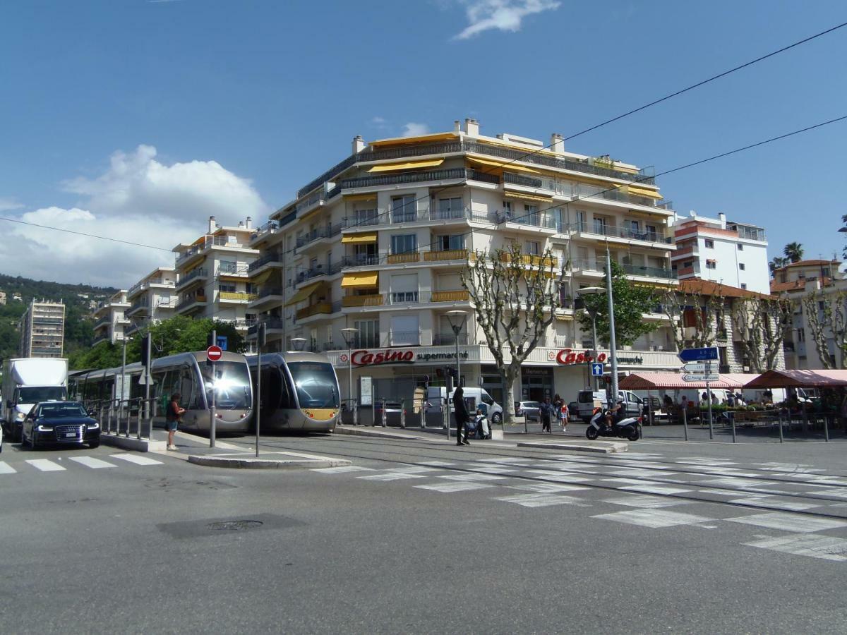 Joli Studio Calme Avec Terrasse Nice Exterior foto